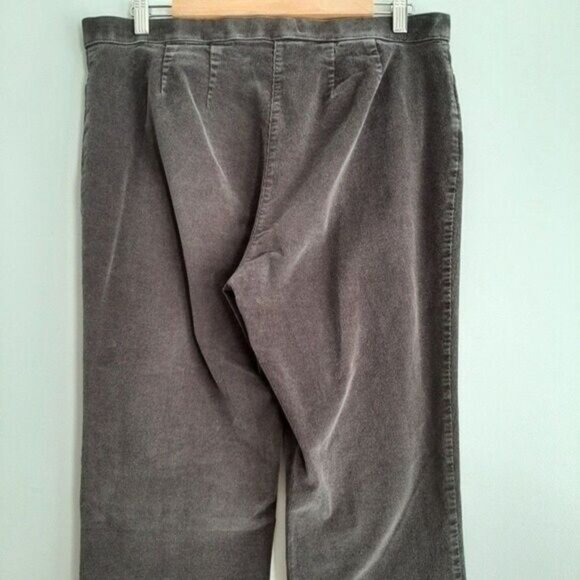 NORTHERN REFLECTIONS Essential Slim Corduroy Pants Grey Sz 12 - Picture 8 of 11